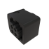 57M10702 Корпус электрического разъёма (Black External Electrical Connector Housing, 4 Cavities) John Deere