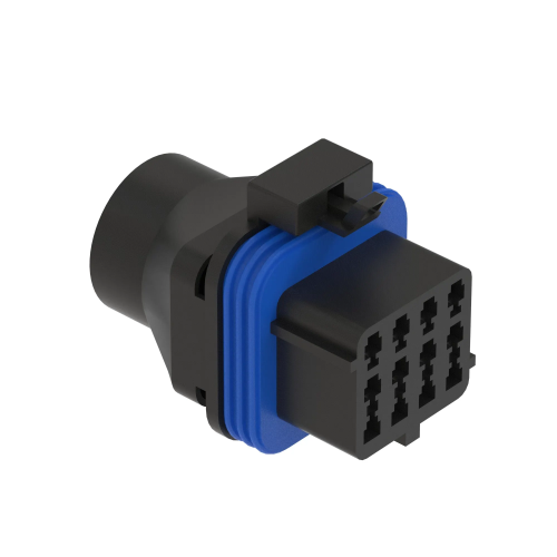 57M13008 Корпус электрического разъёма (Black External Electrical Connector Housing, Cavities 12) John Deere