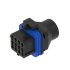 57M13008 Корпус электрического разъёма (Black External Electrical Connector Housing, Cavities 12) John Deere