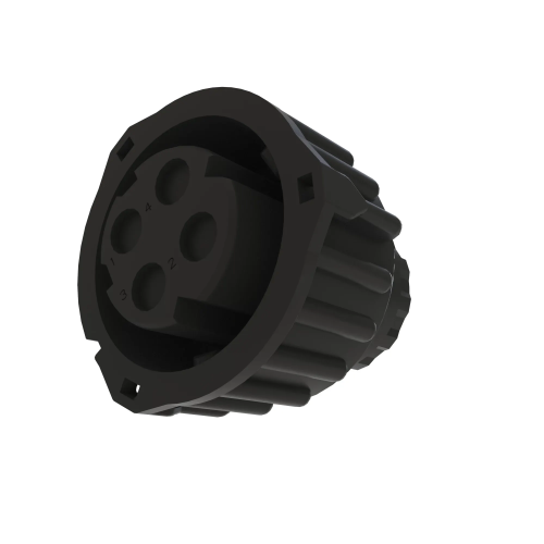 57M13137 Корпус электрического разъёма (Black External Electrical Connector Housing, 4 Cavities) John Deere