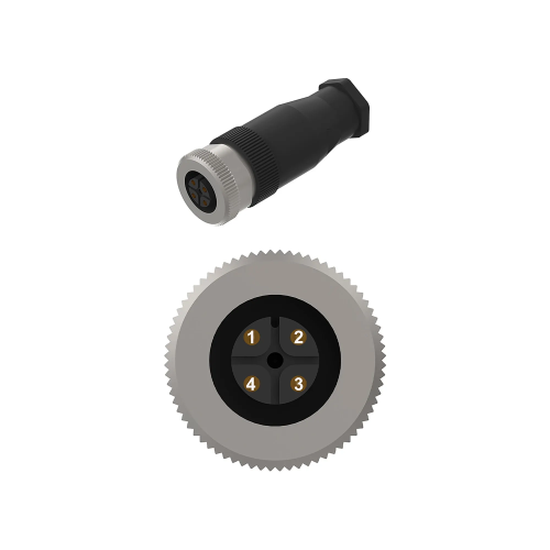 57M13250 Корпус электрического разьема (Black External Electrical Connector Housing, Cavities 4) John Deere