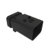 57M9796 Корпус электрического разъёма (Red Electrical Connector Housing, 8 Cavities) John Deere