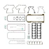 DZ109995 Комплект прокладок (Gasket Kit for Engines) John Deere