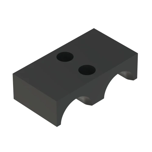 F634257 Шланговый зажим (2-Diameter Block Clamp) John Deere
