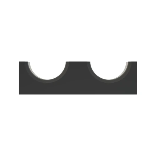 F634257 Шланговый зажим (2-Diameter Block Clamp) John Deere
