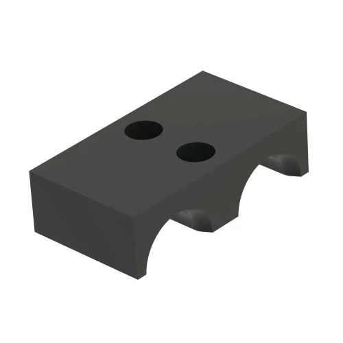 F634257 Шланговый зажим (2-Diameter Block Clamp) John Deere