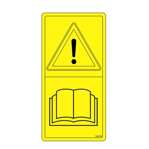 F634730 Метка (Read Operators Manual Label) John Deere
