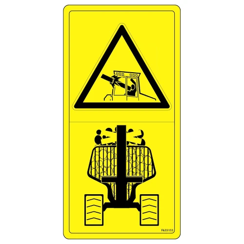 F635155 Метка (Label, Do Not Overload) John Deere