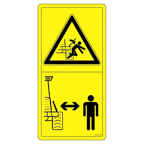 F635157 Метка (Label, Hydraulic Ladder, Stay Clear) John Deere