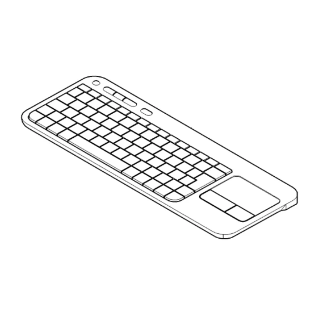 F684716 Wireless Keyboard John Deere