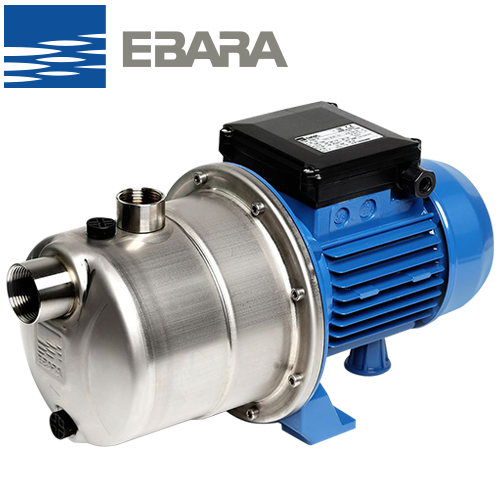 1665060000E Насос бытовой самовсасывающий центробежный EBARA Pumps JEX M/A 120 / Q: 4.2 м³/ч / H: 24.5 м / P: 0.88 кВт / n: 2800 об/мин