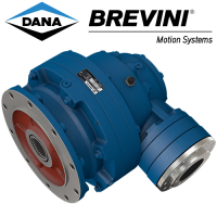 Редуктор левый / Brevini EC2090 / FE / 20.8 / FR B3C
