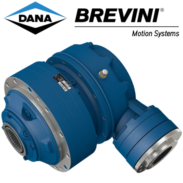 Редуктор левый / Brevini EC2150 / FE / 25 / FR B3C