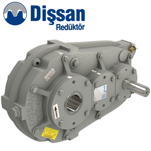 Редуктор цилиндрический с полым валом Dişsan Redüktör DG2-450 / 20