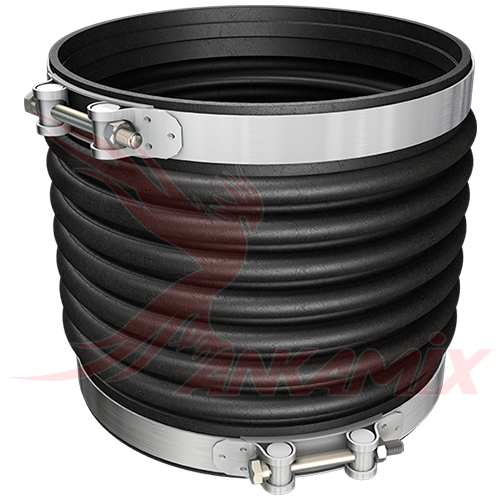 Рукав гофрированный ANKGS320 / Ø ≈ 320 мм / s ≈ 6 мм / L ≈ 300 мм