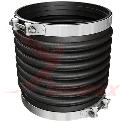 Рукав гофрированный ANKGS280 / Ø ≈ 280 мм / s ≈ 6 мм / L ≈ 300 мм
