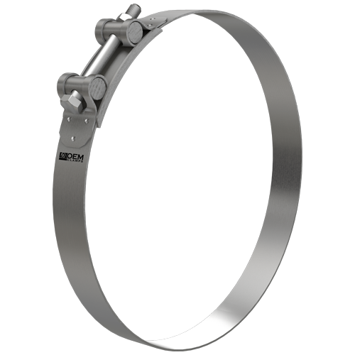 Хомут силовой шарнирный 317-330/28 мм / OEM Clamps W1/AI-154