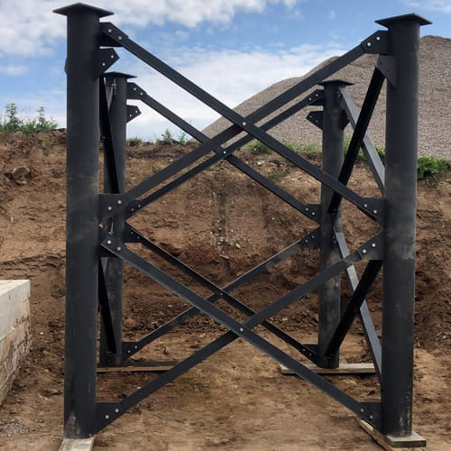 Сборный силос цемента SSC75T