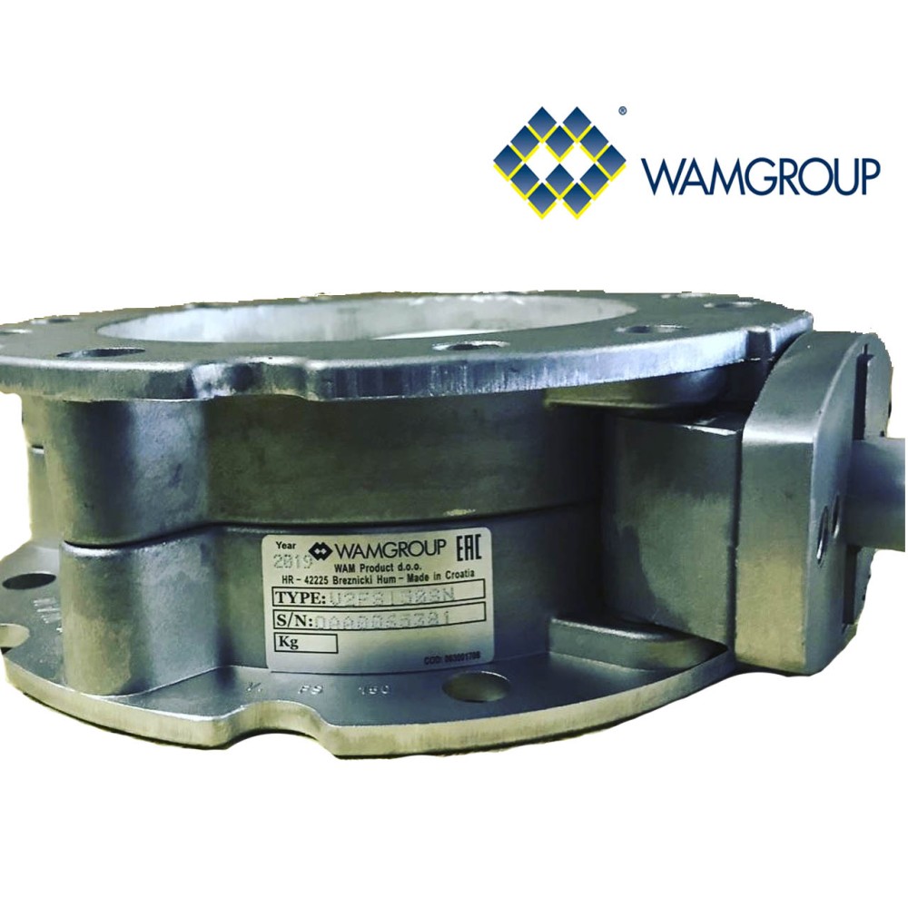 Затвор двухфланцевый V2FS100SN (Ø100 мм)