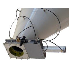 Ножевой затвор VLC0150L1 (с круглым сечением Ø150 мм)