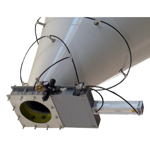 Ножевой затвор VLC0200L1 (с круглым сечением Ø200 мм)