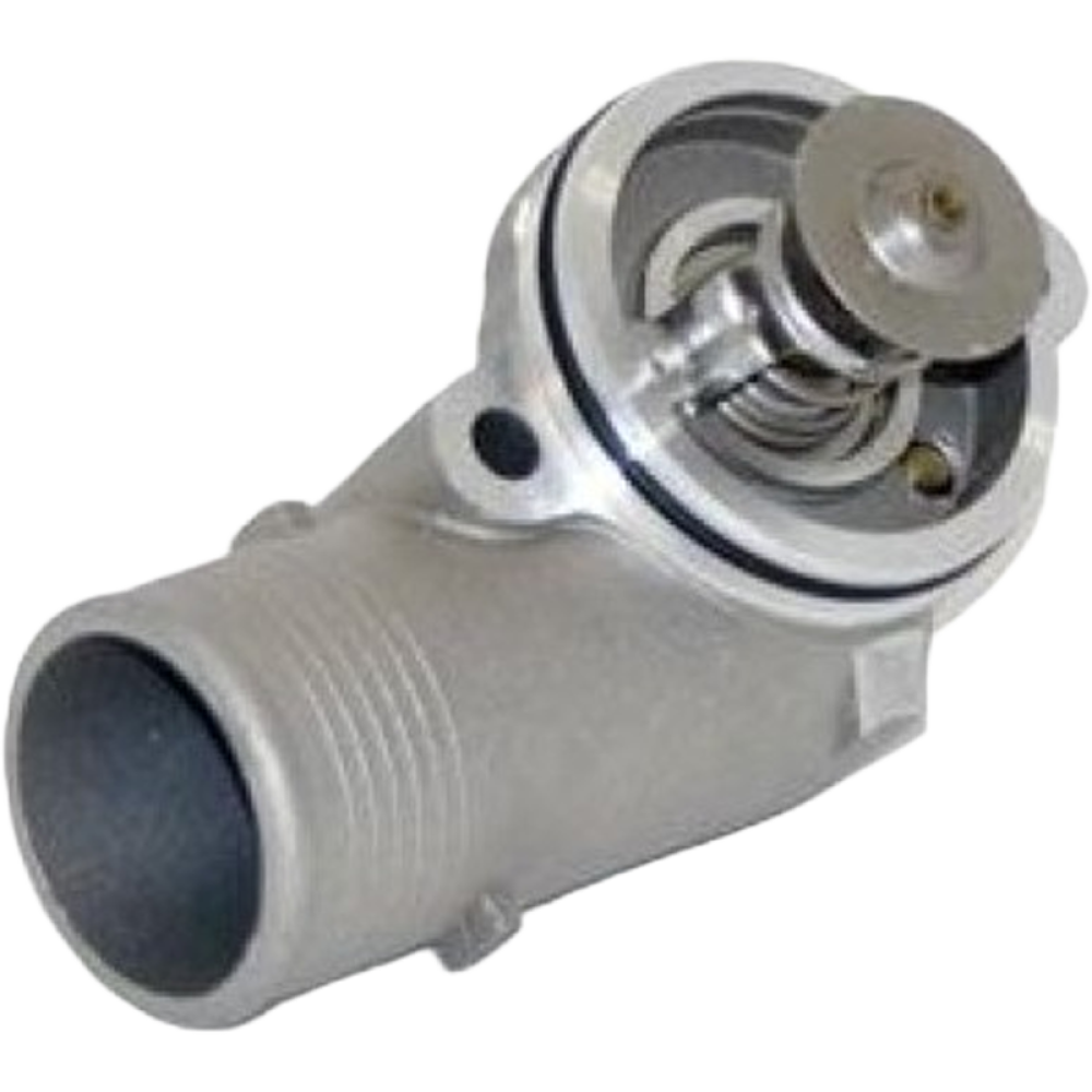 02/203186 Термостат в сборе с патрубком JCB