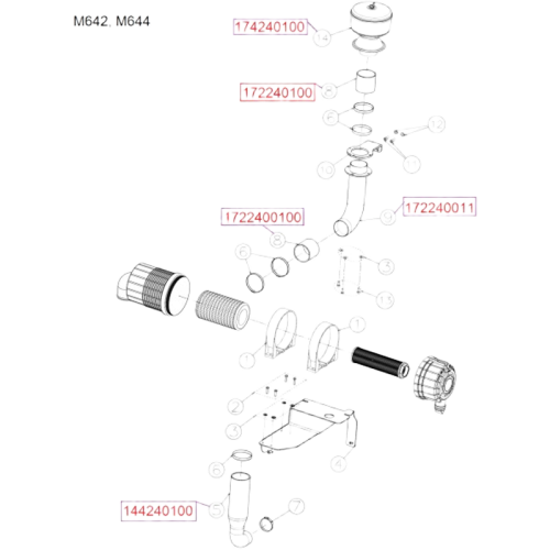 174240100 Фильтр пылевой