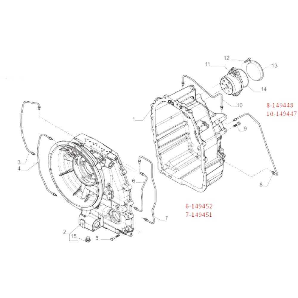 149449 Трубка КПП