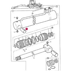 1207/0019 Втулка цилиндра переднего ковша JCB