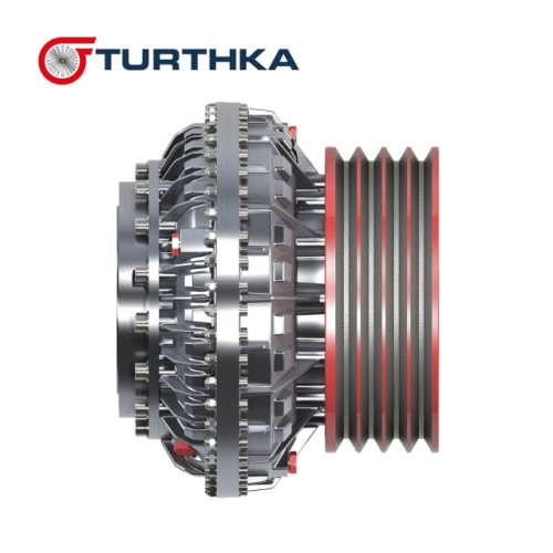 Гидромуфта со шкивом Turbo Hidrolik Kaplin (аналог Voith, Flender, NARA, YOX, Transfluid, KWD)