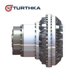 Гидравлическая муфта с наружным приводом с замедляющим кругом