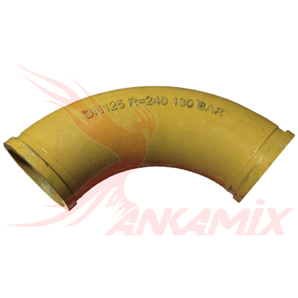 215252 Колено бетоновода DN125/R240/90