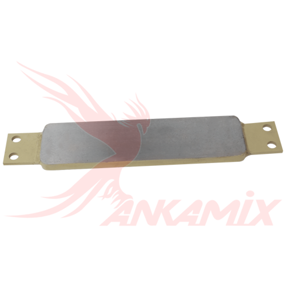 278391004 Пластина шиберная изнашиваемая с ушами