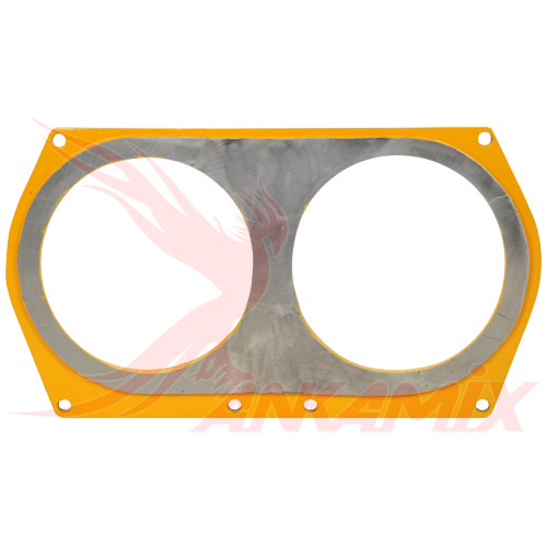 283353008 Плита изнашиваемая овальная 230мм для PUTZMEISTER