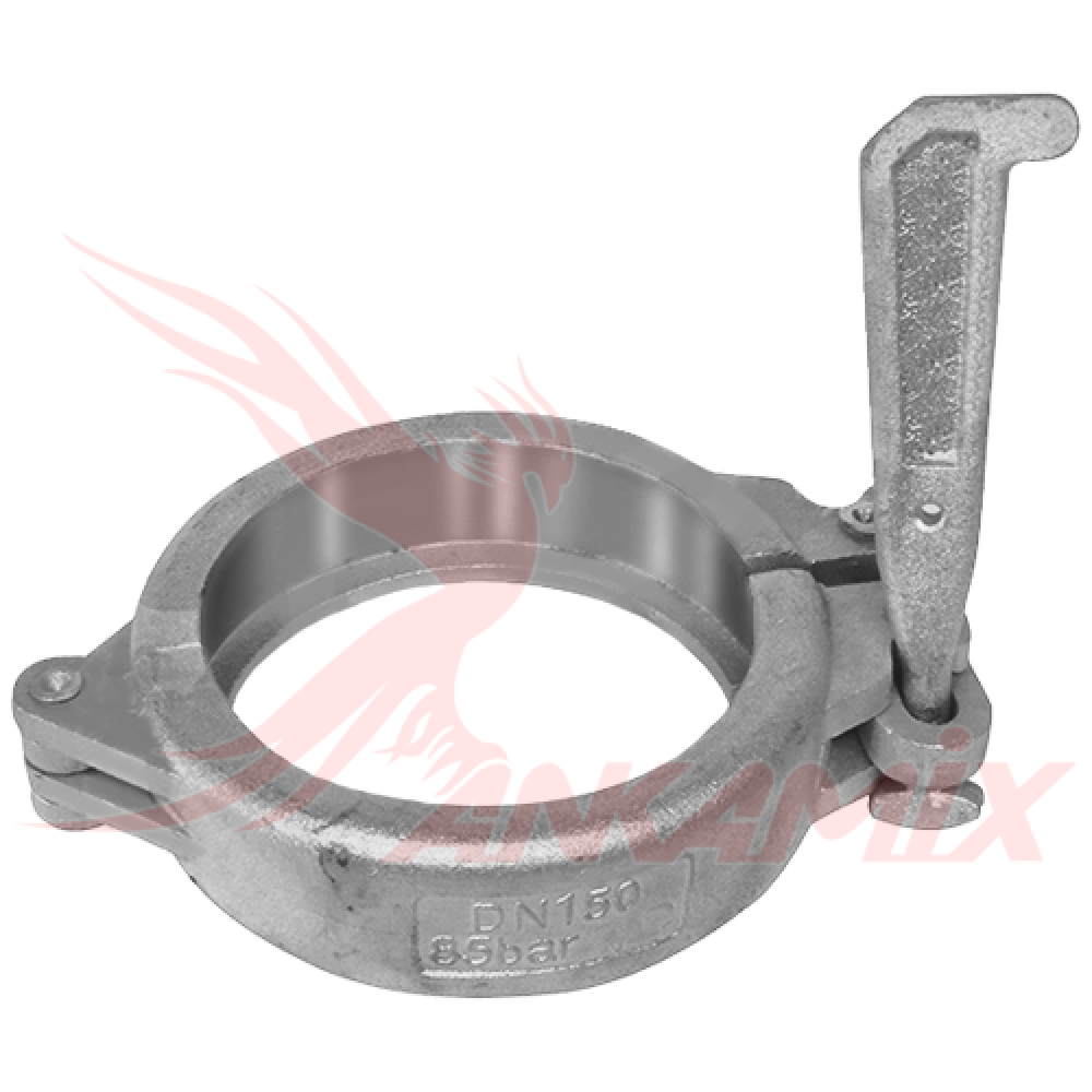 10043559 Замок (хомут) бетоновода клиновой 6"