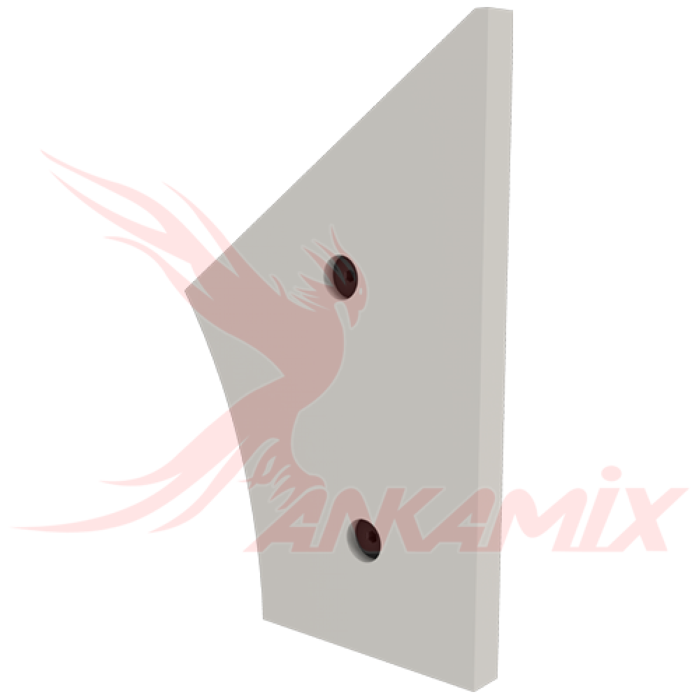 K1027587 Броня торцевая из стали St 52.3 с крепежом