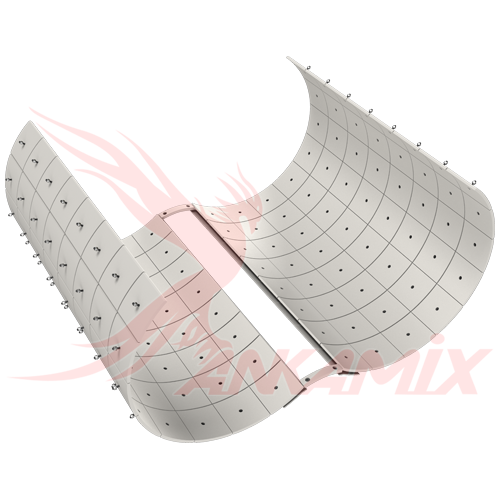 K1018513 Броня дна для C.M. MB 2500 - 1670 / РБУ CIFA