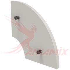 K1018510 Броня торцевая из стали St 52.3 с крепежом