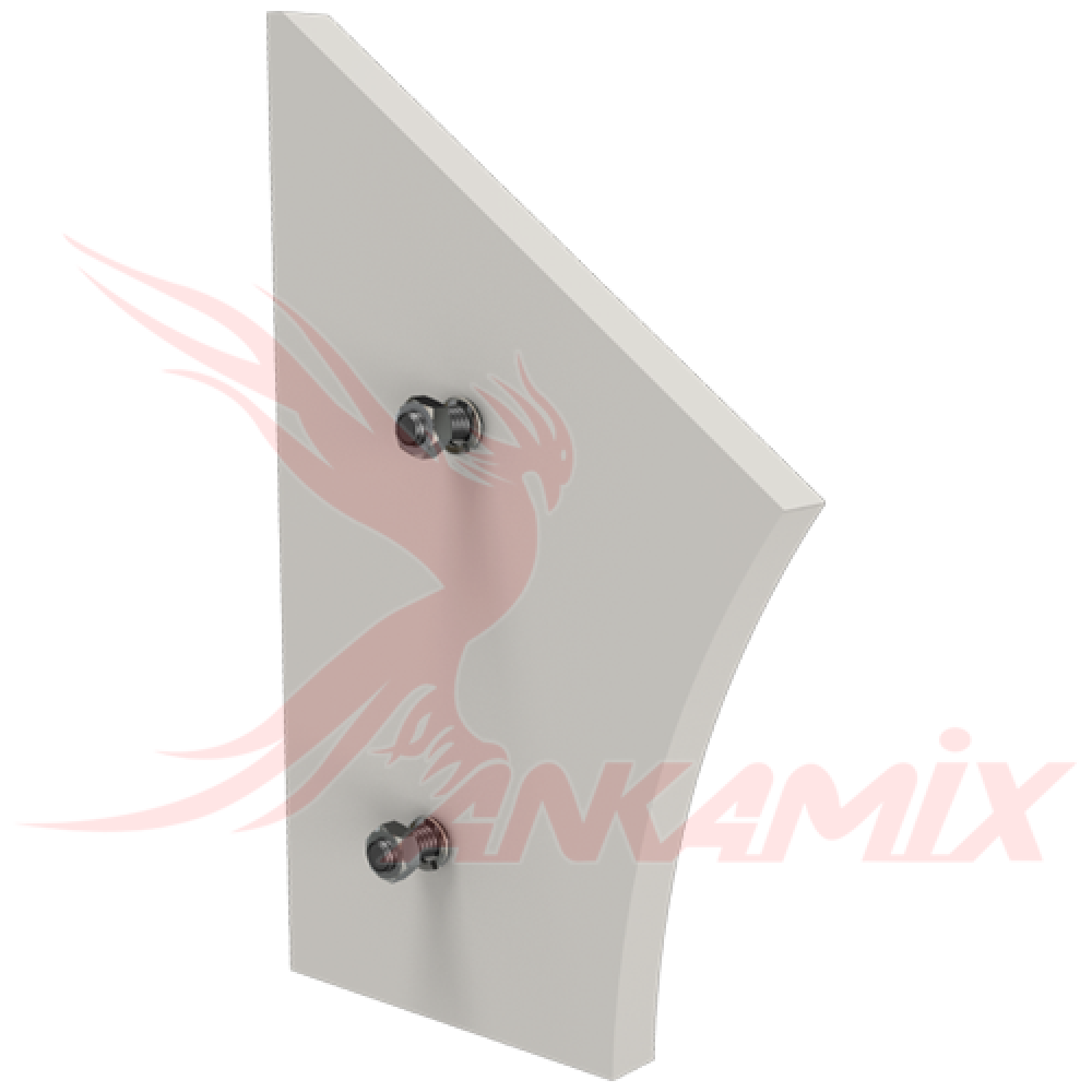 K1027587 Броня торцевая из стали St 52.3 с крепежом