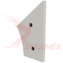 K1027587 Броня торцевая из стали St 52.3 с крепежом