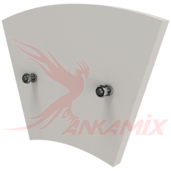 K1027589 Броня торцевая из стали St 52.3 с крепежом