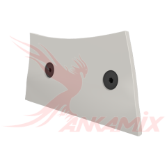 420.03-6017.4 Броня гнезда боковая левая с крепежом