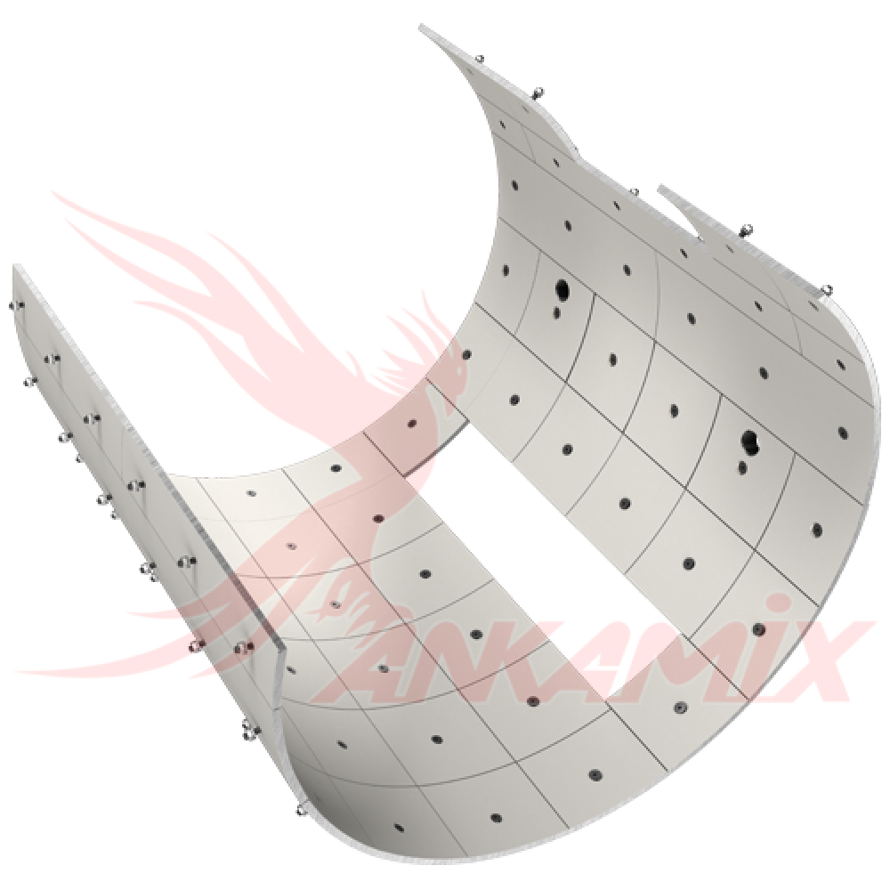 420.03-0053.5 Броня корпуса из чугуна Ni-Hard4 с крепежом