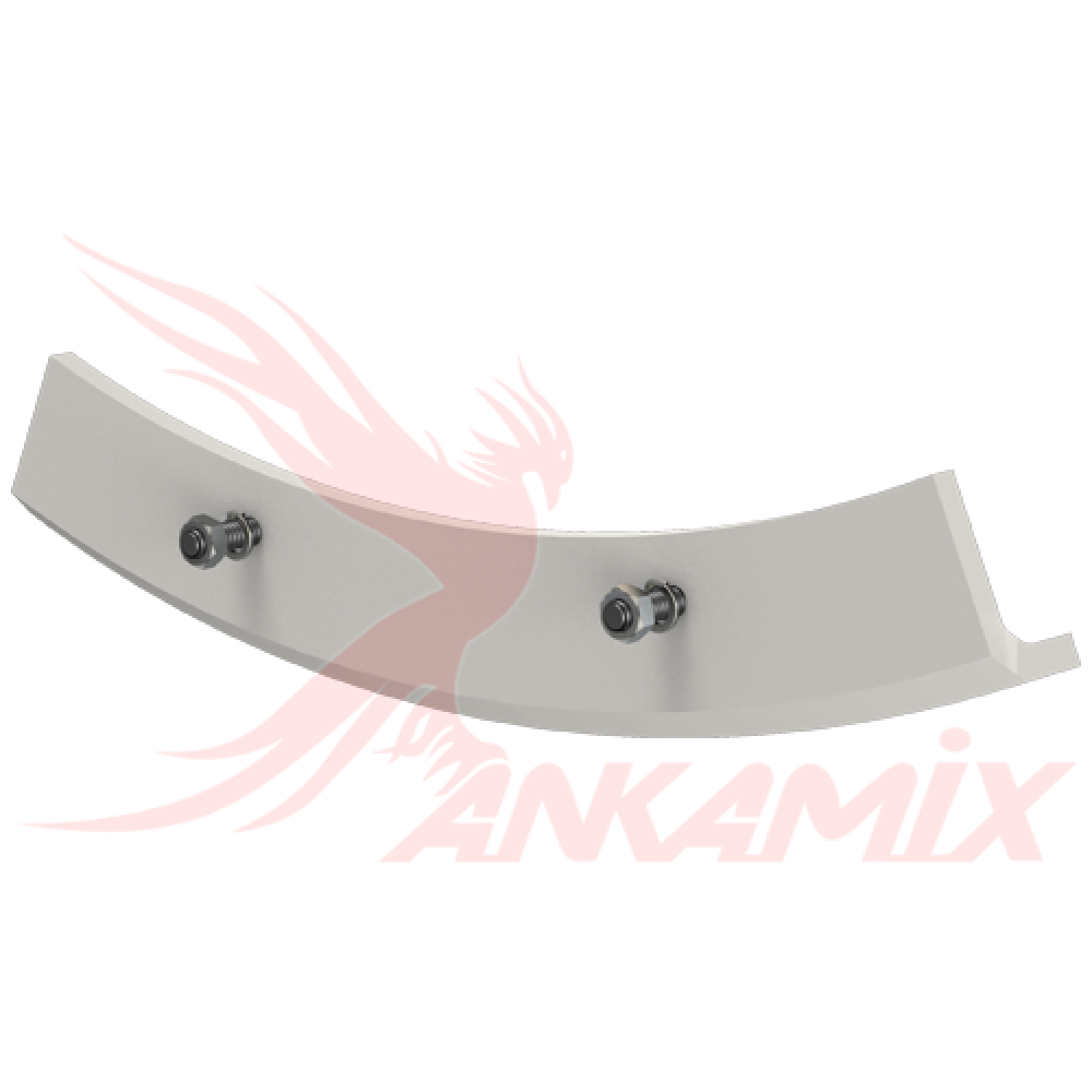 420.03-1082.5 Броня угловая из чугуна Ni-Hard4 с крепежом