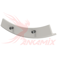 420.03-1082.5 Броня угловая из чугуна Ni-Hard4 с крепежом