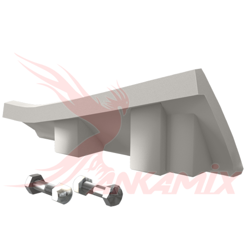 420.03-1603.5 Скребок боковой левый с крепежом