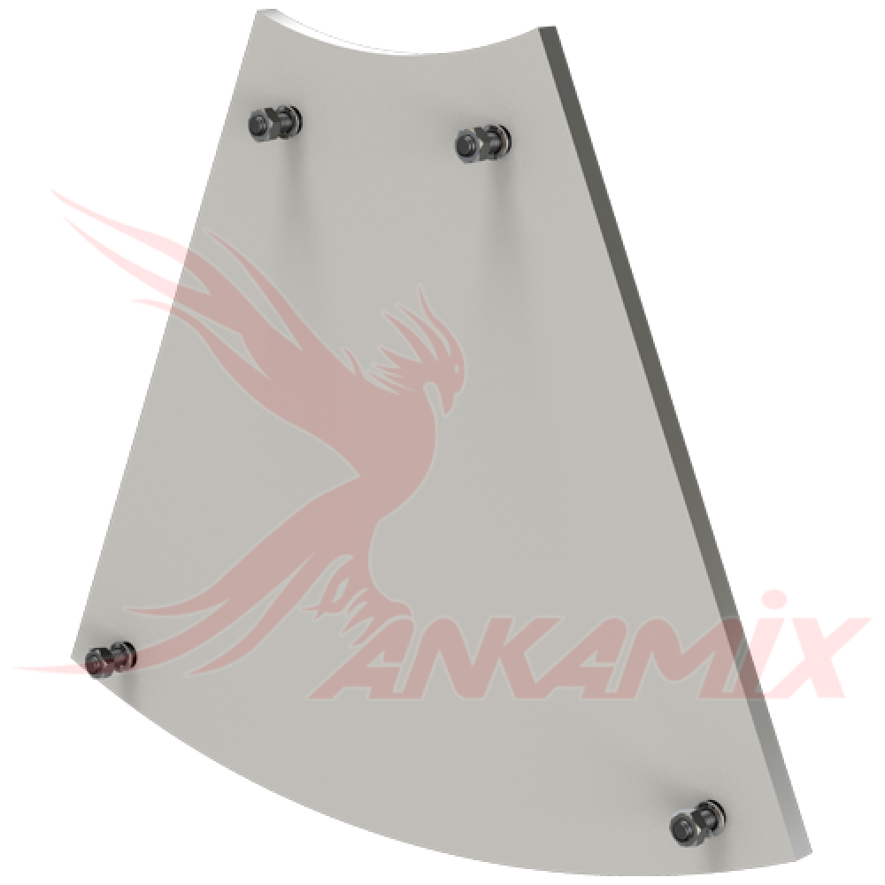 420.05-1518.4 Броня торцевая из стали St 52.3 с крепежом