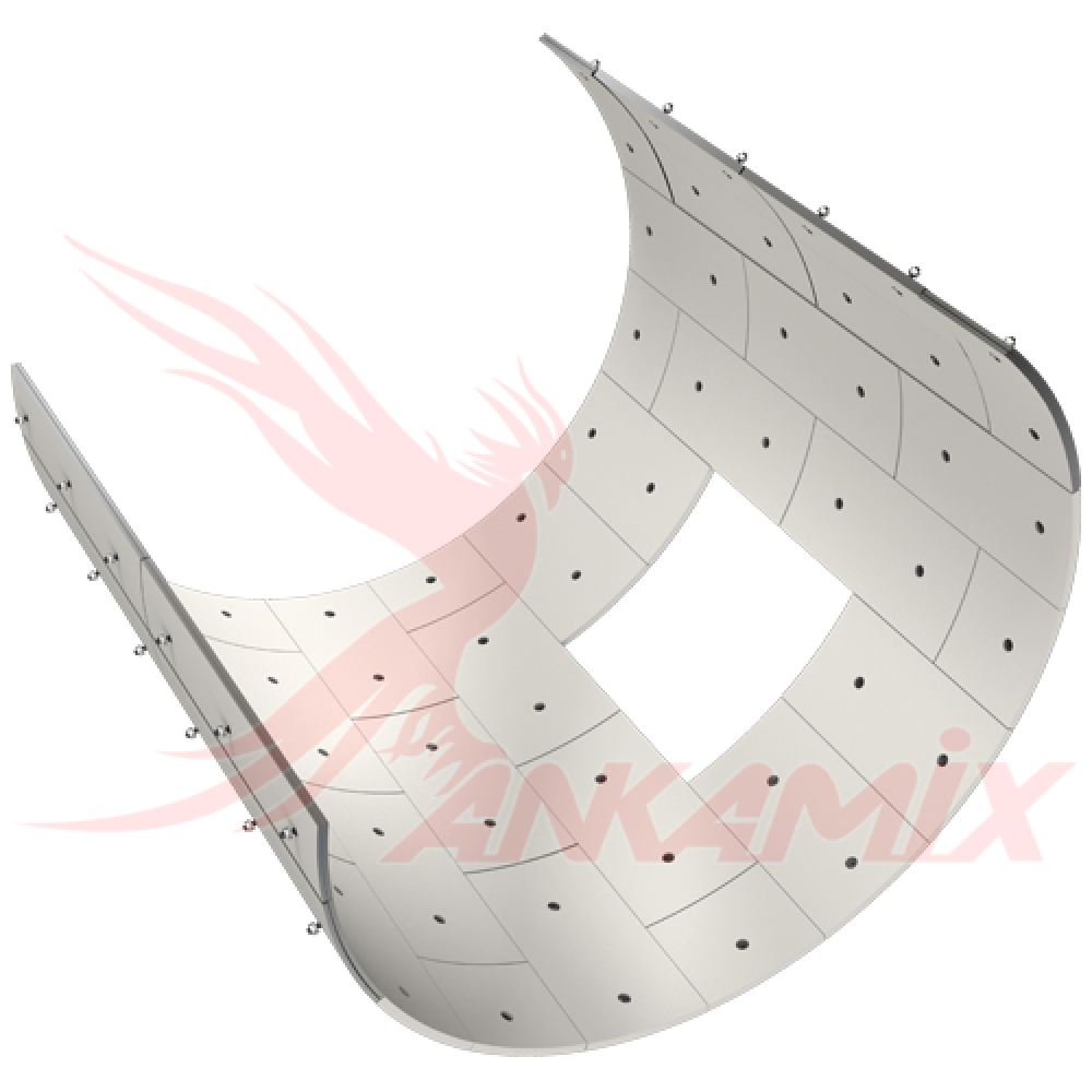 420.05-1476.5 Броня корпуса из чугуна Ni-Hard4 с крепежом