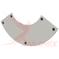 420.02-1493.4 Броня торцевая из стали St 52.3 с крепежом