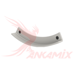 420.22-0075.5 Броня угловая из чугуна Ni-Hard4 с крепежом